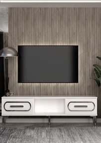 Stewehome Έπιπλο τηλεόρασης με ντουλάπι 150x30x41 cm