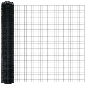 vidaXL Euro Fence με 7 Πόδια με Φλάντζα 1.4x10 μ Γαλβανισμένο Ατσάλι