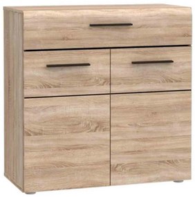 Μπουφές Solo Sonoma 80X34X74 cm TO-SOLOH2D1S Μελαμίνη