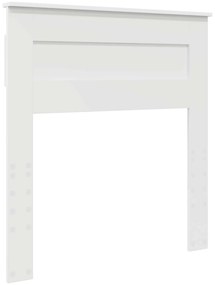 vidaXL Κρεβάτι Αποθήκης Λευκό 90 x 190 cm Επεξεργασμένο ξύλο