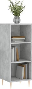 vidaXL Ντουλάπι Γκρι Σκυροδέματος 34,5x32,5x90 εκ. Επεξεργασμένο Ξύλο