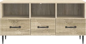vidaXL Ντουλάπι TV Sonoma Δρυς 102 x 34,5 x 50 εκ. Επεξεργασμένο Ξύλο