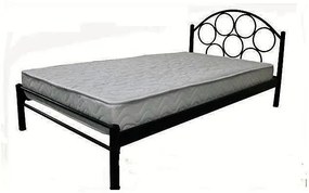 Κρεβάτι ΟΡΦΕΑΣ ΧΠ2 για στρώμα 150χ200 διπλό με επιλογή χρώματος