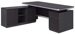 ΕΠΑΓΓΕΛΜΑΤΙΚΟ ΓΡΑΦΕΙΟ ΑΡΙΣΤΕΡΗ ΓΩΝΙΑ HM2092L ROSEWOOD 180X160X76Y εκ.