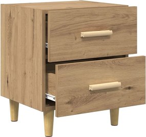 vidaXL Ντουλάπι κρεβατιού 2 τμχ. Artisan Oak 40 x 35 x 47.5cm