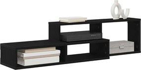 vidaXL ΡάφιΤηλεόρασηςΤοίχου 120x25x28,5εκ Επεξεργασμένο ξύλο