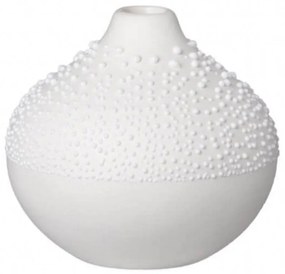 Βάζο Πορσελάνινο Mini Pearly Design 2 RD0014378 7x6,5cm White Raeder Porcelain,Glass