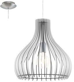 Φωτιστικό Οροφής Tindori 96257 White Eglo Metal,Wood