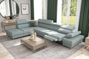 Γωνιακός καναπές Gelito Relax-Galazio-Αριστερή