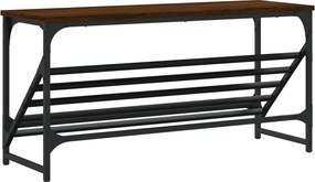 vidaXL Παπουτσοθήκη Καφέ Δρυς 90x30x45 εκ. Επεξεργασμένο Ξύλο