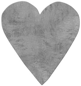 Παδικό Χαλί FEATHERY GREY HEART 160 x 160 εκ.