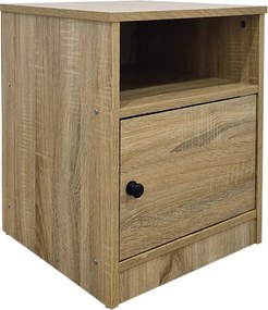 Κομοδίνο Lenea pakoworld sonoma 40x40x50εκ