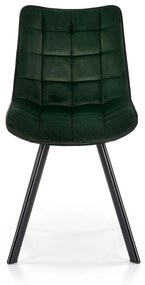 60-21043 K332 chair, color: dark green DIOMMI V-CH-K/332-KR-C.ZIELONY, 1 Τεμάχιο