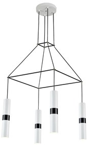 Φωτιστικό Οροφής Πολύφωτο Aca Da Vinci HM854P56WH White