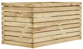 vidaXL Ζαρντινιέρα Υπερυψωμένη 100x50x50 εκ. Εμποτισμένο Ξύλο Πεύκου