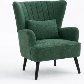 Πολυθρόνα Μπουκλέ (79x76.5x95.5) Spitishop Embrace Green