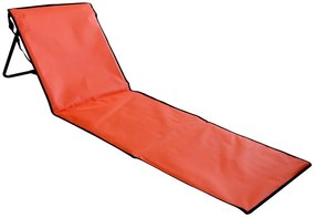 Ξαπλώστρα - στρώμα με ιμάντα-Πορτοκαλί