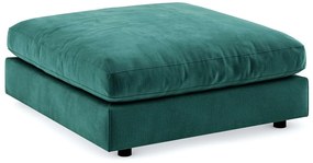 Σκαμπό Seattle L101, 110x110x44cm, Ταπισερί, Στυλ: Μοντέρνο, Πόδια: Πλαστική ύλη, Ξύλο, Πλαστικοποιημένη μοριοσανίδα, Πράσινο | Epipla1.gr