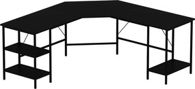 Stewehome Γωνιακό γραφείο υπολογιστή σε σχήμα L 180x60x76 cm