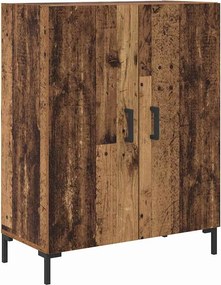 vidaXL Highboard 2 pcs Παλιό Ξύλο Επεξεργασμένο ξύλο