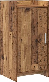 vidaXL Πλαϊνό γραφείο Παλαιωμένο ξύλο 40 x 36 x 80 εκ