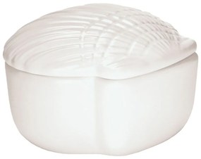 Βάζο Για Βαμβάκι Concha 8668 11,9x8,4cm 100 White Kleine Wolke Κεραμικό