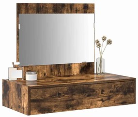 vidaXL Τραπέζι περιποίησης Καφέ 83 x 40 x 70 εκ Επεξεργασμένο ξύλο