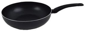 Happy House Τηγάνι WOK Αλουμινίου Αντικολλητικό 28cm Μαύρο