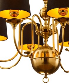 Κρεμαστό Πολύφωτο Batumi Φ100cm Χρυσό