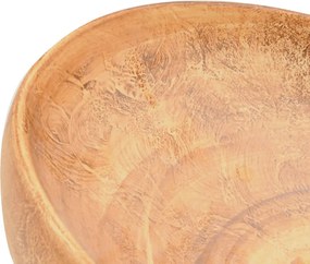 vidaXL Νιπτήρας Οβάλ Καφέ 59 x 40 x 15 εκ. Κεραμικός