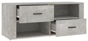 vidaXL Έπιπλο Τηλεόρασης Γκρι Σκυρ. 100x35x40 εκ. Επεξ. Ξύλο