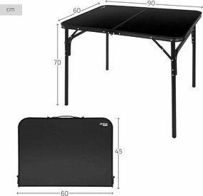 Πτυσσομενο τραπεζακι Aktive 90 x 60 x 70 cm