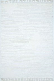 Σετ Χαλιά Κρεβατοκάμαρας 3Τμχ. Neve Shaggy C828B1A Cream Ezzo ΣΕΤ (2 66x140 & 66x220)