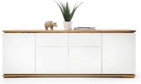 Μπουφές Μαύρη Λάκα 182x81x40