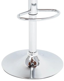 vidaXL Σκαμπό Μπαρ Μαύρο από Συνθετικό Δέρμα