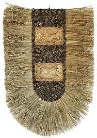 Διακοσμητικό Τοίχου Baffen I 339-000039 60x85x10cm Natural Inart Seagrass