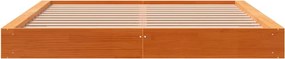 vidaXL Σκελετός Κρεβ. Χωρίς Στρώμα Καφέ Κεριού 200x200 εκ Μασίφ Πεύκο