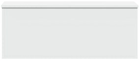Κουτί Αποθήκευσης Λευκό 90x35x35 εκ. από Επεξεργασμένο Ξύλο - Λευκό
