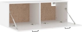 vidaXL Ντουλάπι Τοίχου άσπρο 100x36,5x35 εκ. από Επεξεργασμένο Ξύλο