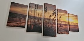 Εικόνα 5 μερών ηλιοβασίλεμα στην παραλία - 200x100