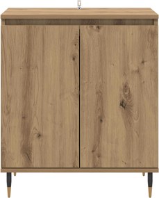 vidaXL Πλαϊνό γραφείο Artisan Oak 60 x 35 x 70 cm Επεξεργασμένο Ξύλο