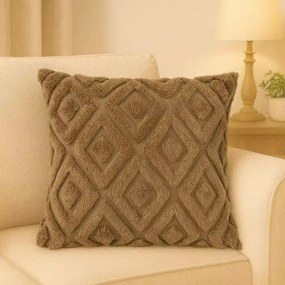 Διακοσμητική Μαξιλαροθήκη Διπλής Όψης Καφέ MX16975