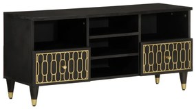 vidaXL Έπιπλο Τηλεόρασης 100 x 33 x 46 εκ. από Μασίφ Ξύλο Μάνγκο