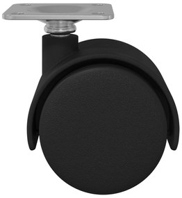 vidaXL Στρόφιγγα 12 pcs Μαύρο 54 mm Σίδηρος και PP