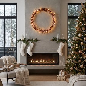 ΕΠΟΧΙΑΚΆ ΦΩΤΕΙΝΆ ΣΤΟΙΧΕΊΑ RING 58CM 500LED E. WARM WHITE AX8107020