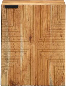 vidaXL Κρεμαστό Ντουλάπι Μπάνιου Καφέ 38 x 33 x 48 εκ