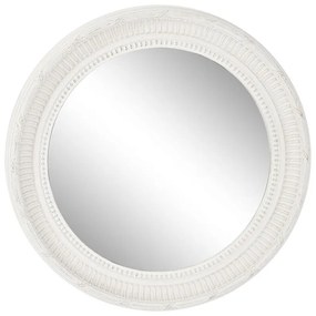 Τοίχο καθρέφτη Home ESPRIT Λευκό 66 x 5 x 66 cm