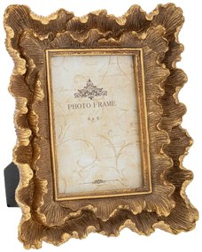 Κορνίζα Polyresin Σκαλιστή Χρυσή-Μπρονζέ 20x4x25εκ. iliadis 89717
