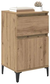 vidaXL Κομοδίνο 2 pcs artisan δρυς 40 x 35 x 70 εκ. Επεξεργασμένο ξύλο