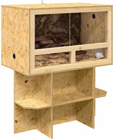vidaXL Terrarium Καφέ 80 x 50 x 100 εκ. OSB